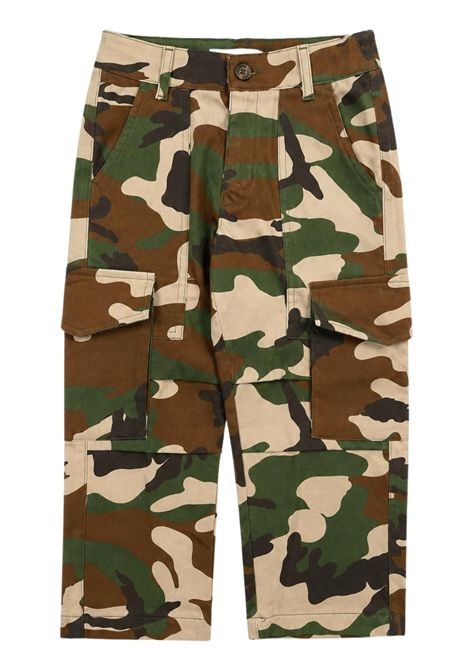 Children's camouflage cotton trousers Manuel Ritz | 4533CAMOUFLAGE